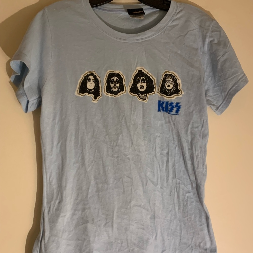 Winterland Kiss Juniors Fitted Four Heads T-Shirt - XL